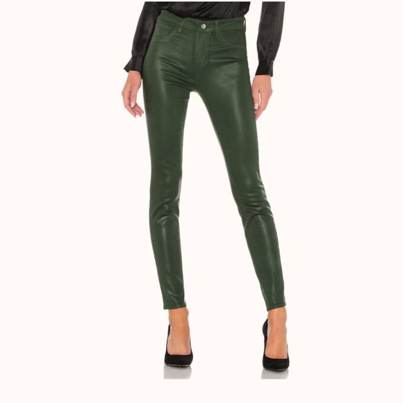 L'Agence Margot High-Rise Ankle Skinny Coated Jean - Picture 10 of 16